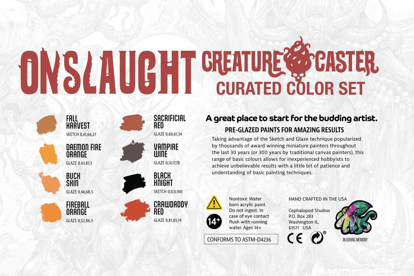 Onslaught - Curated Color Set